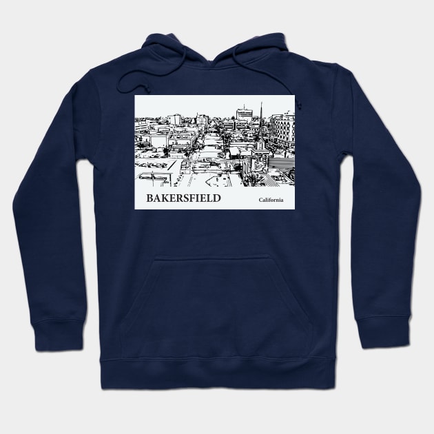 Bakersfield - California Hoodie by Lakeric